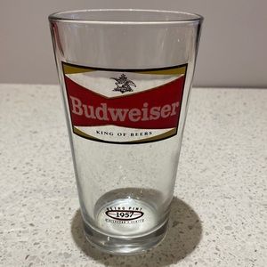 Budweiser King of Beers Retro Pint 1957 Collector’s Series Beer Drinking Glass
